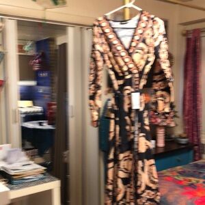 NWT faux wrap maxi dress